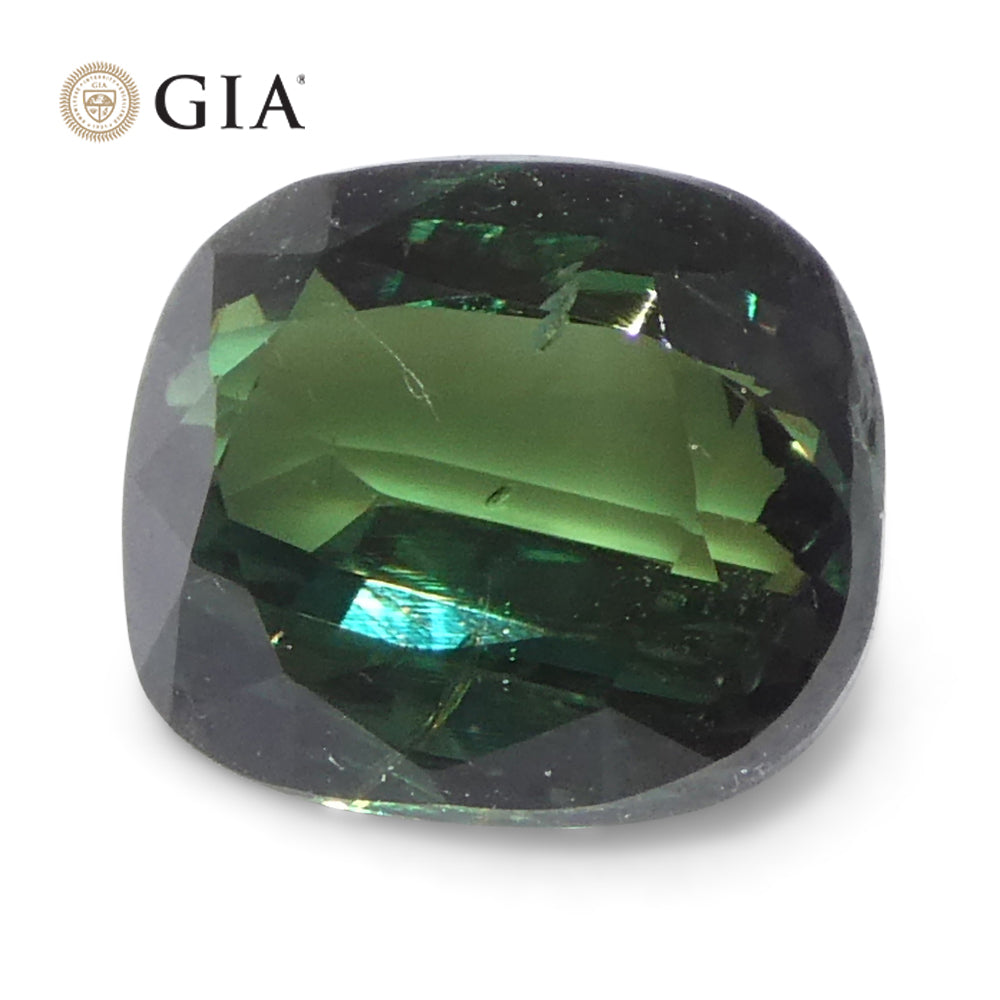 0.99ct Cushion Blue-Green to Reddish Purple Alexandrite GIA Certified Madagascar Unheated - Skyjems Wholesale Gemstones
