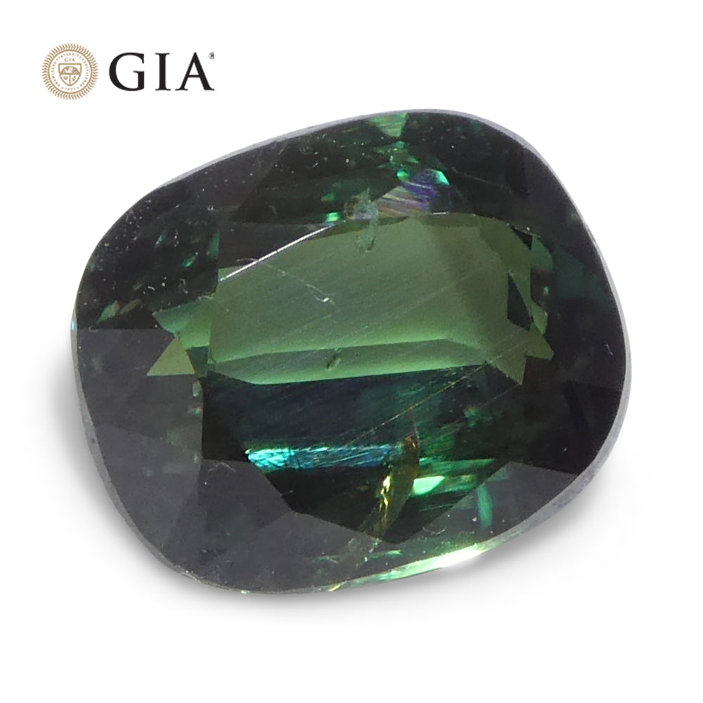 0.99ct Cushion Blue-Green to Reddish Purple Alexandrite GIA Certified Madagascar Unheated - Skyjems Wholesale Gemstones