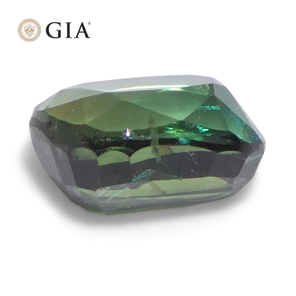0.99ct Cushion Blue-Green to Reddish Purple Alexandrite GIA Certified Madagascar Unheated - Skyjems Wholesale Gemstones