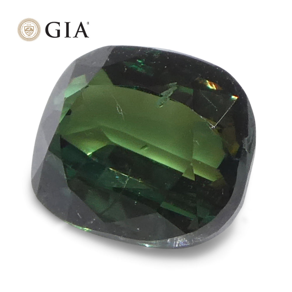 0.99ct Cushion Blue-Green to Reddish Purple Alexandrite GIA Certified Madagascar Unheated - Skyjems Wholesale Gemstones