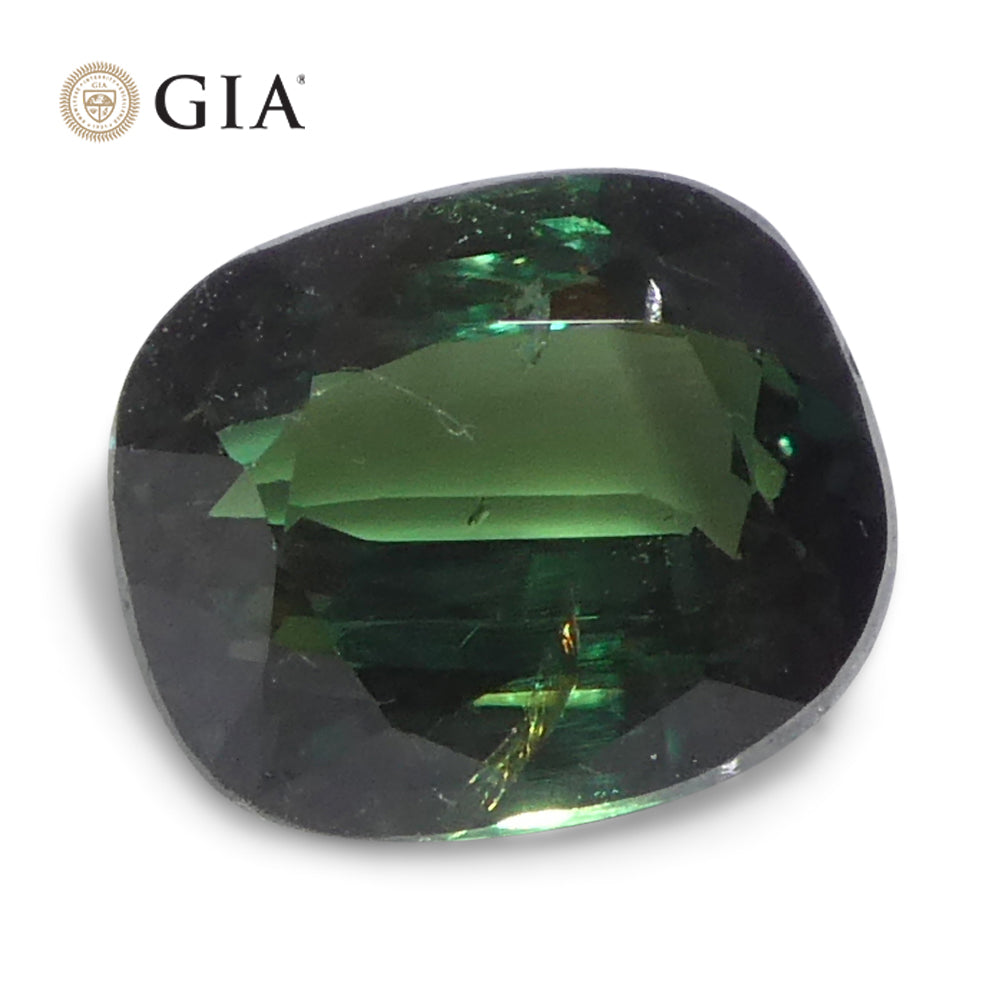 0.99ct Cushion Blue-Green to Reddish Purple Alexandrite GIA Certified Madagascar Unheated - Skyjems Wholesale Gemstones