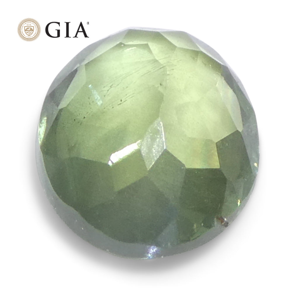 0.78ct Oval Yellowish Green to Grayish Purple Alexandrite GIA Certified India Unheated - Skyjems Wholesale Gemstones