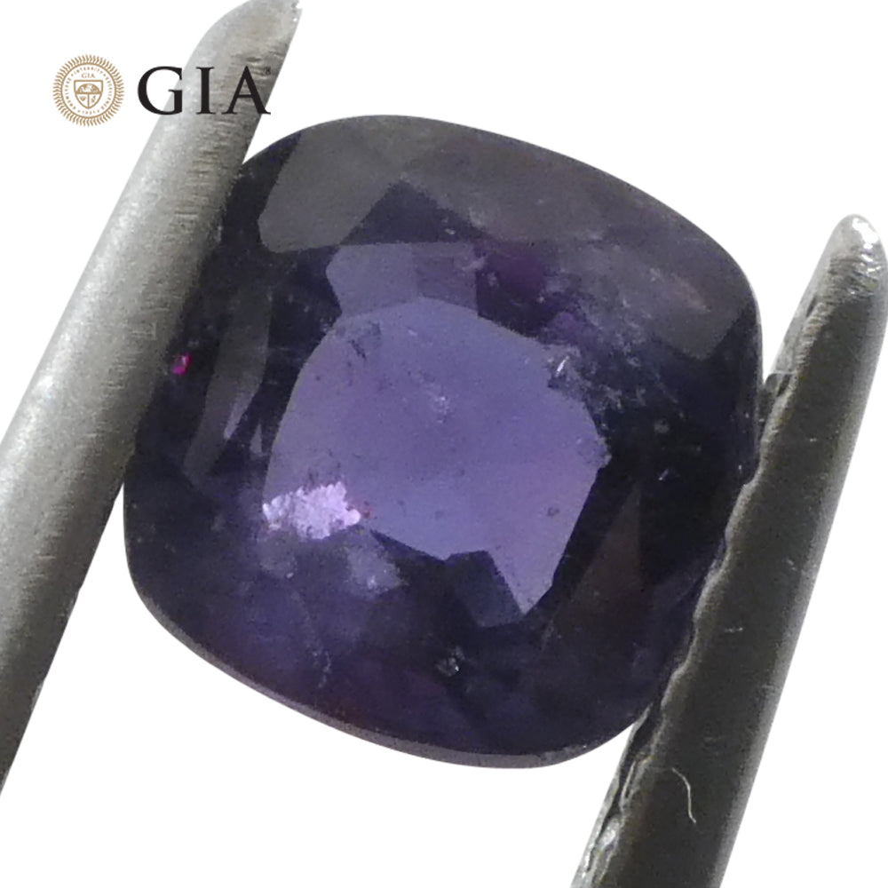 0.97ct Cushion Greenish Blue to Purple Alexandrite GIA Certified Madagascar Unheated - Skyjems Wholesale Gemstones