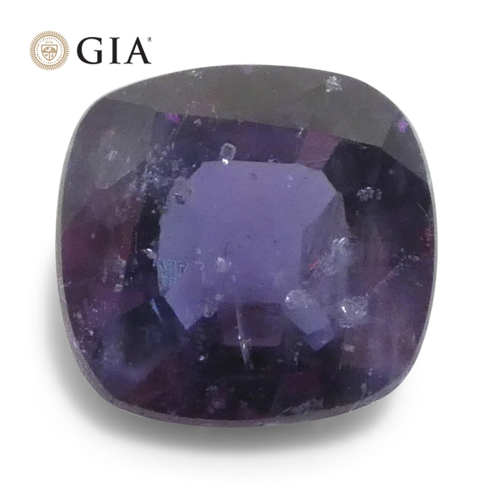 0.97ct Cushion Greenish Blue to Purple Alexandrite GIA Certified Madagascar Unheated - Skyjems Wholesale Gemstones