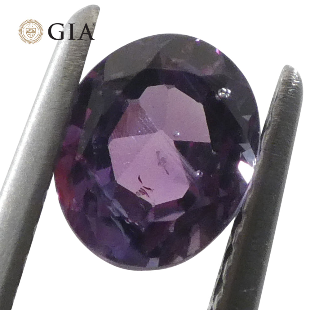 1.16ct Oval Bluish Green to Purple Alexandrite GIA Certified Madagascar Unheated - Skyjems Wholesale Gemstones