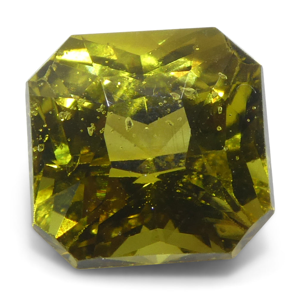 2.58ct Octagonal/Emerald Cut Green-Yellow Chrysoberyl GIA Certified Unheated - Skyjems Wholesale Gemstones