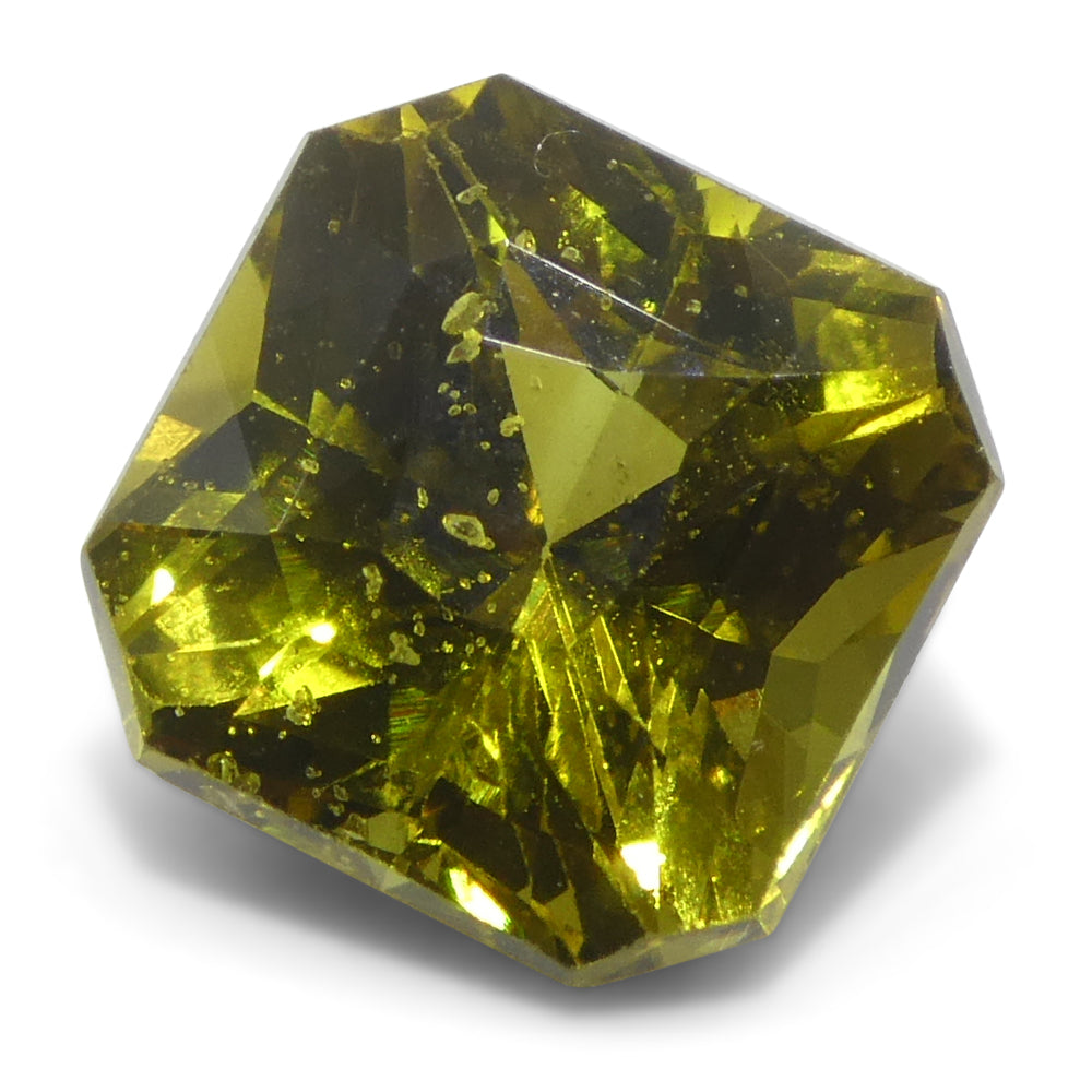 2.58ct Octagonal/Emerald Cut Green-Yellow Chrysoberyl GIA Certified Unheated - Skyjems Wholesale Gemstones