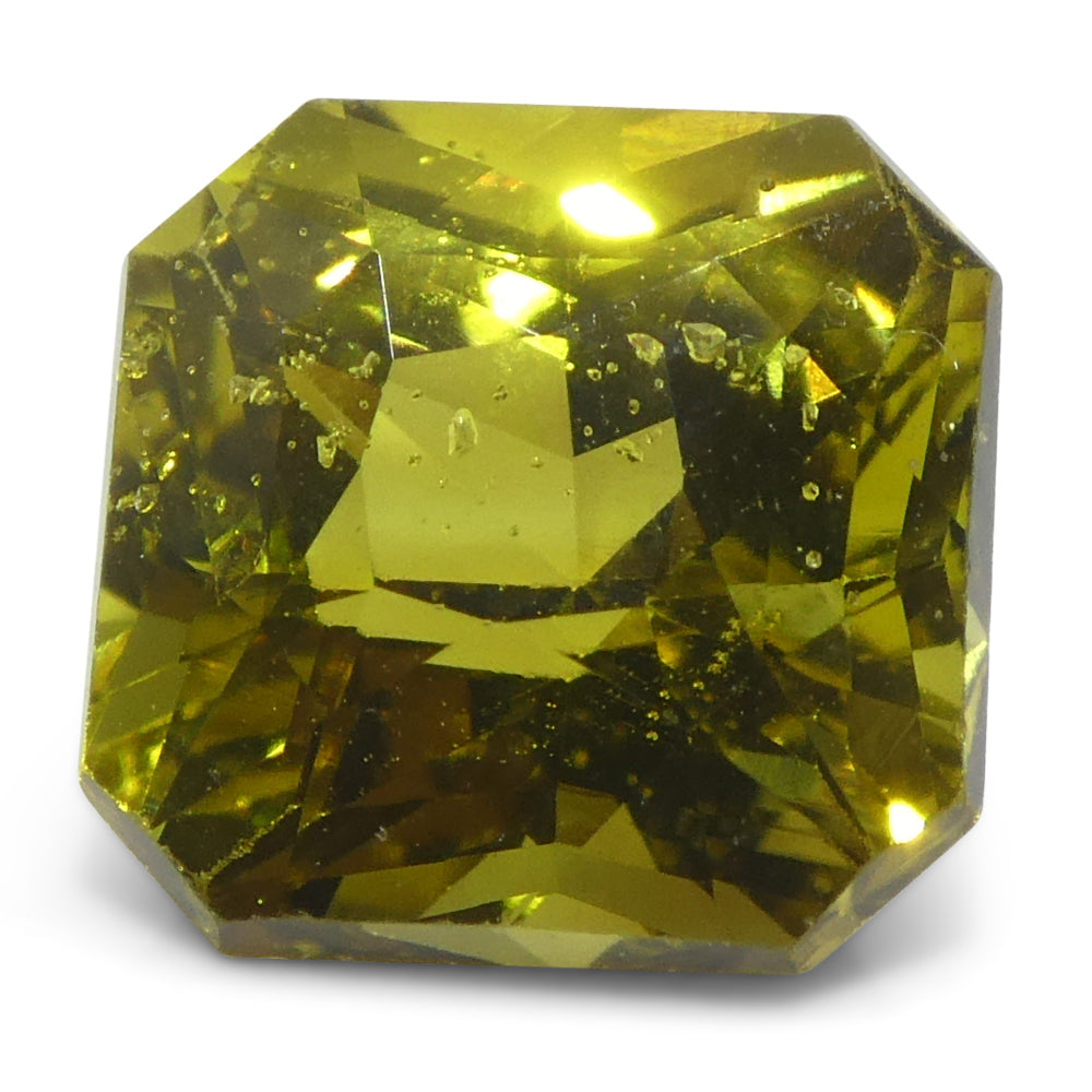 2.58ct Octagonal/Emerald Cut Green-Yellow Chrysoberyl GIA Certified Unheated - Skyjems Wholesale Gemstones