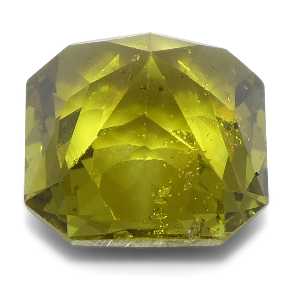 2.58ct Octagonal/Emerald Cut Green-Yellow Chrysoberyl GIA Certified Unheated - Skyjems Wholesale Gemstones