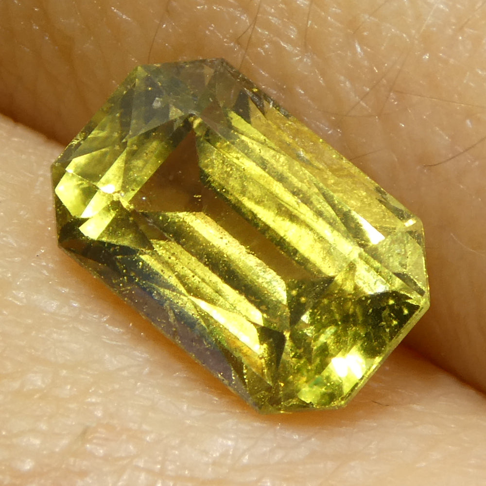 2.3ct Octagonal/Emerald Cut Yellow Chrysoberyl GIA Certified Unheated - Skyjems Wholesale Gemstones