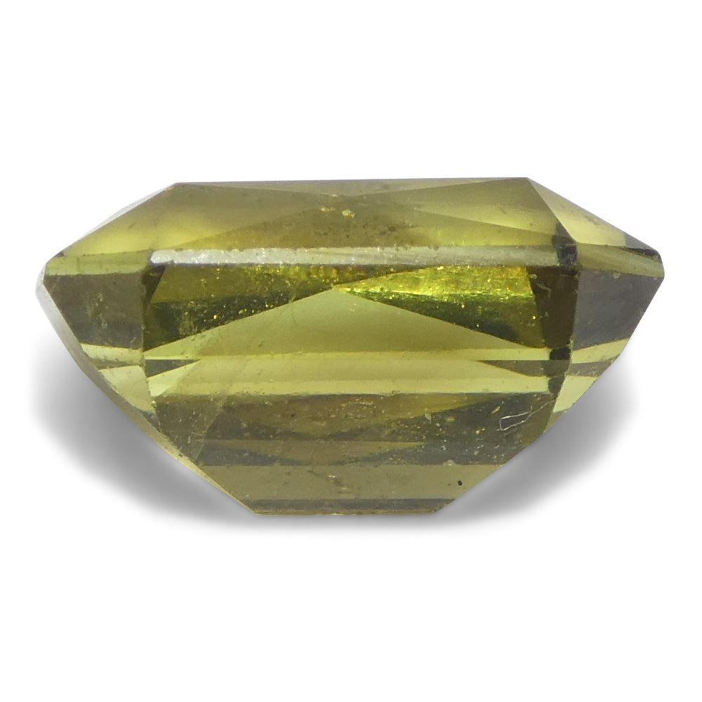 2.3ct Octagonal/Emerald Cut Yellow Chrysoberyl GIA Certified Unheated - Skyjems Wholesale Gemstones