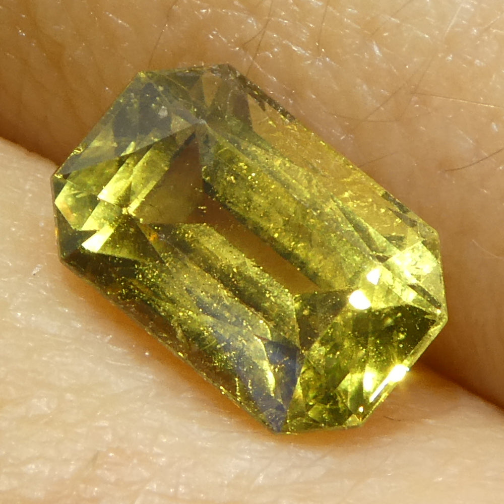 2.3ct Octagonal/Emerald Cut Yellow Chrysoberyl GIA Certified Unheated - Skyjems Wholesale Gemstones