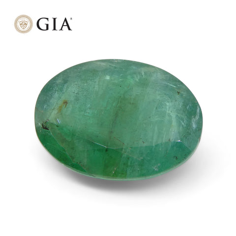14.56ct Oval Green Emerald GIA Certified