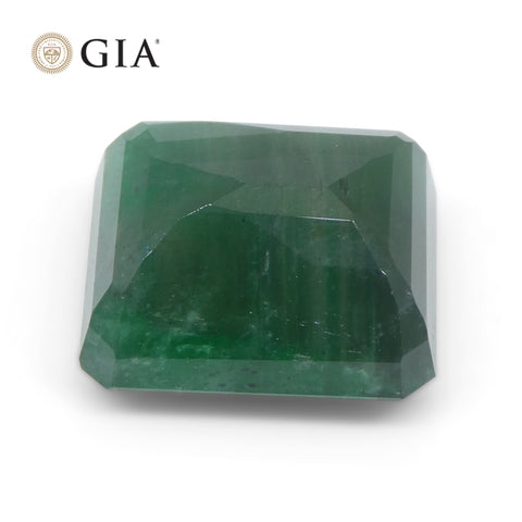 18.3ct Octagonal/Emerald Cut Green Emerald GIA Certified F1/Minor