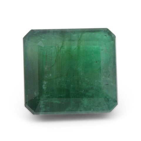 18.3ct Octagonal/Emerald Cut Green Emerald GIA Certified F1/Minor