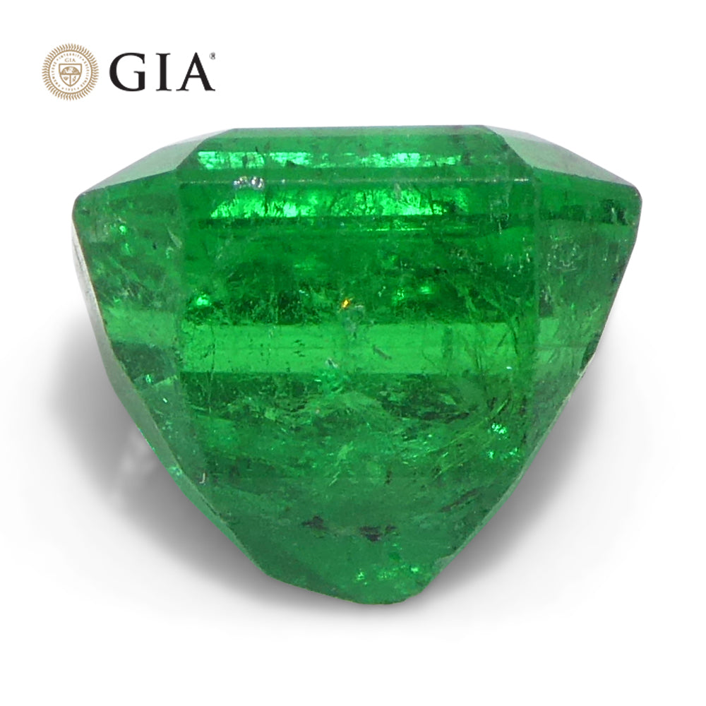 2.56ct Octagonal/Emerald Green Emerald GIA Certified Colombia - Skyjems Wholesale Gemstones