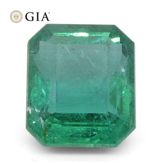 Emerald 3.09 cts 9.76 x 8.30 x 4.88 mm Octagonal Green  $7420