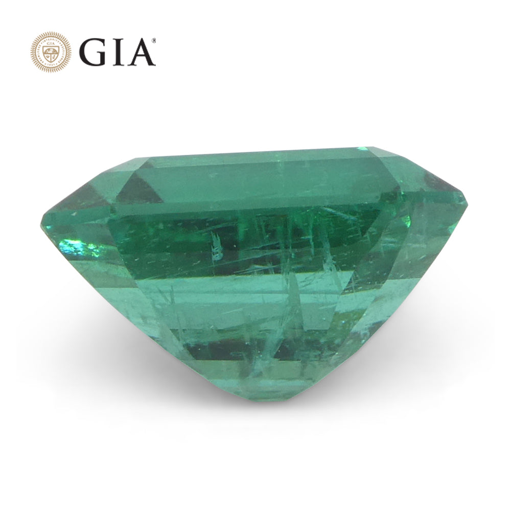 2.49ct Octagonal/Emerald Cut Green Emerald GIA Certified Zambia (F2)