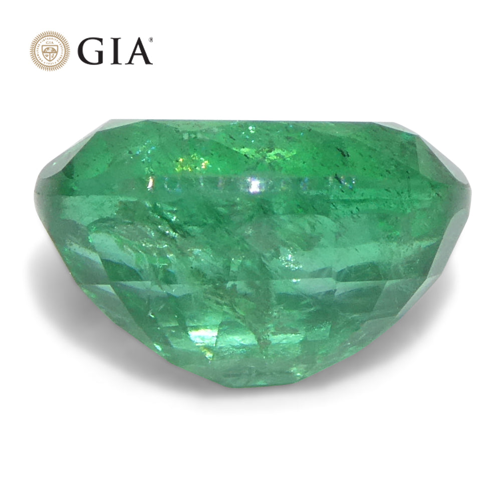 2.23ct Oval Green Emerald GIA Certified Zambia (F2) - Skyjems Wholesale Gemstones