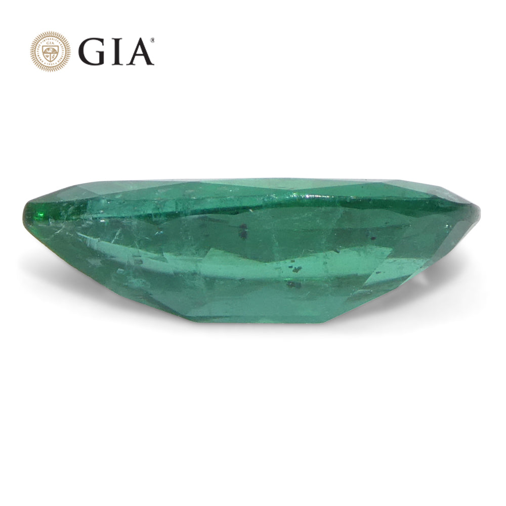 1.9ct Pear Green Emerald GIA Certified Zambia (F1) - Skyjems Wholesale Gemstones