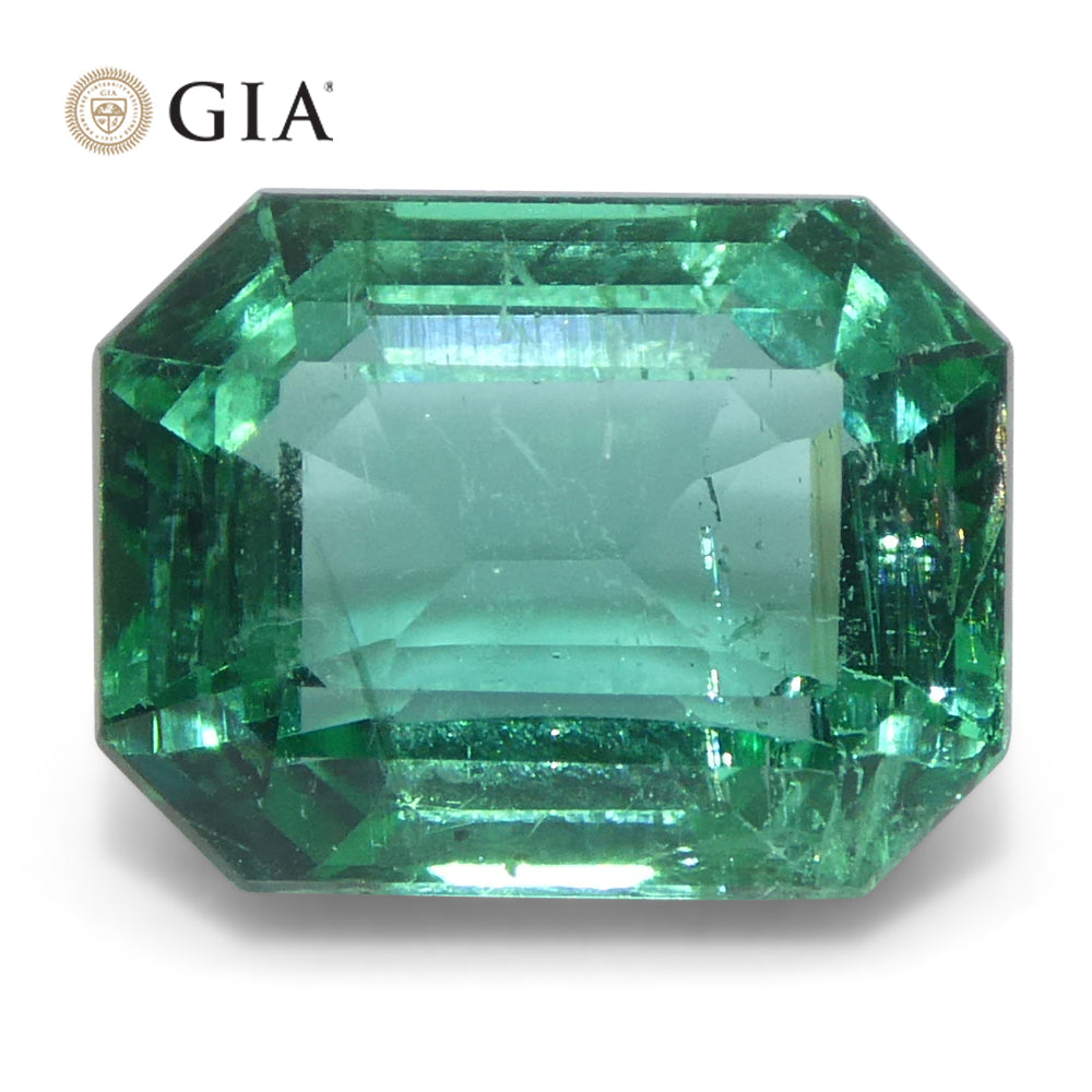 Emerald 3 cts 9.72 x 7.50 x 5.53 mm Octagonal Green  $12000
