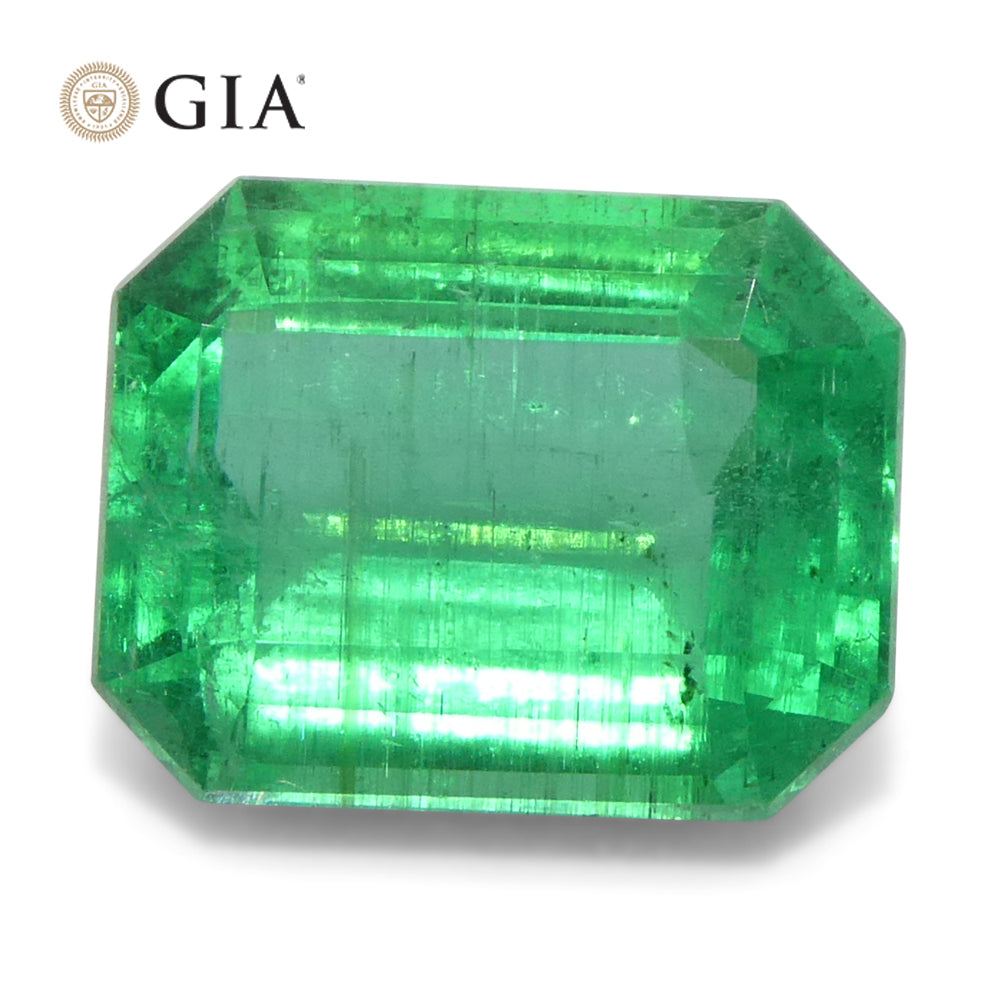 Emerald 3 cts 9.92 x 7.83 x 5.27 mm Octagonal Green  $18000