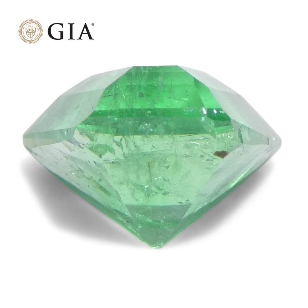 3.06ct Shield Emerald GIA Certified Ethiopian F1/Minor - Skyjems Wholesale Gemstones