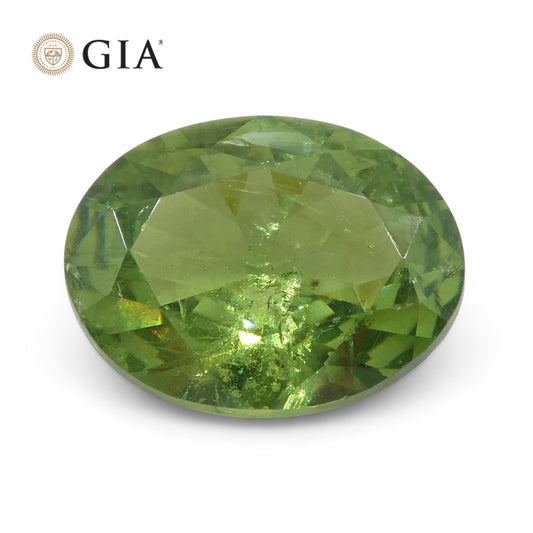 Demantoid 1.91 cts 9.14 x 6.88 x 3.86 mm Oval Green  $4000