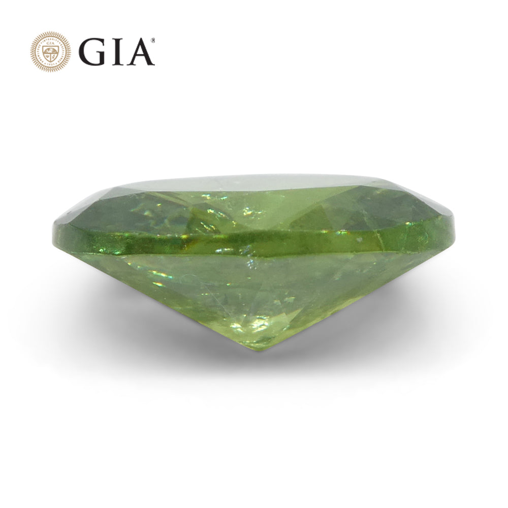 1.91ct Oval Green Demantoid GIA Certified  Unheated - Skyjems Wholesale Gemstones