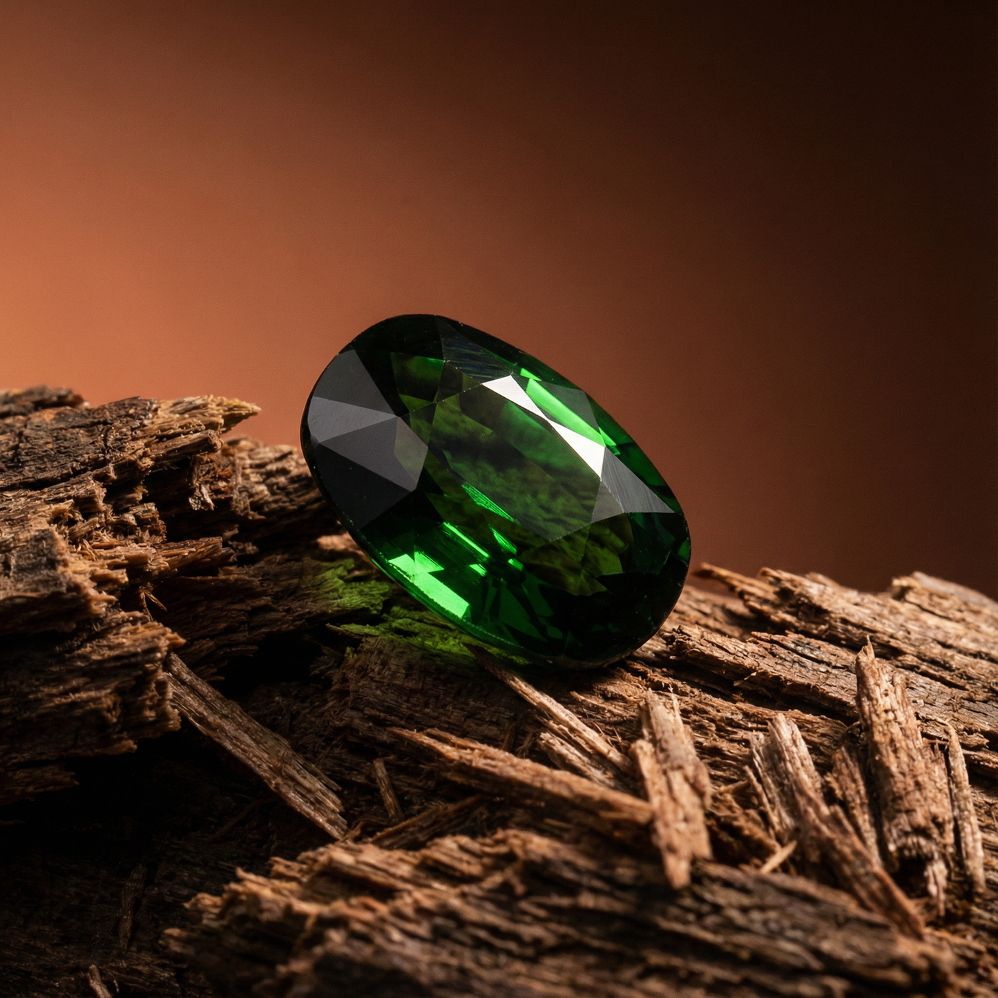 1.76ct Cushion Green Tsavorite Garnet GIA Certified, Unheated