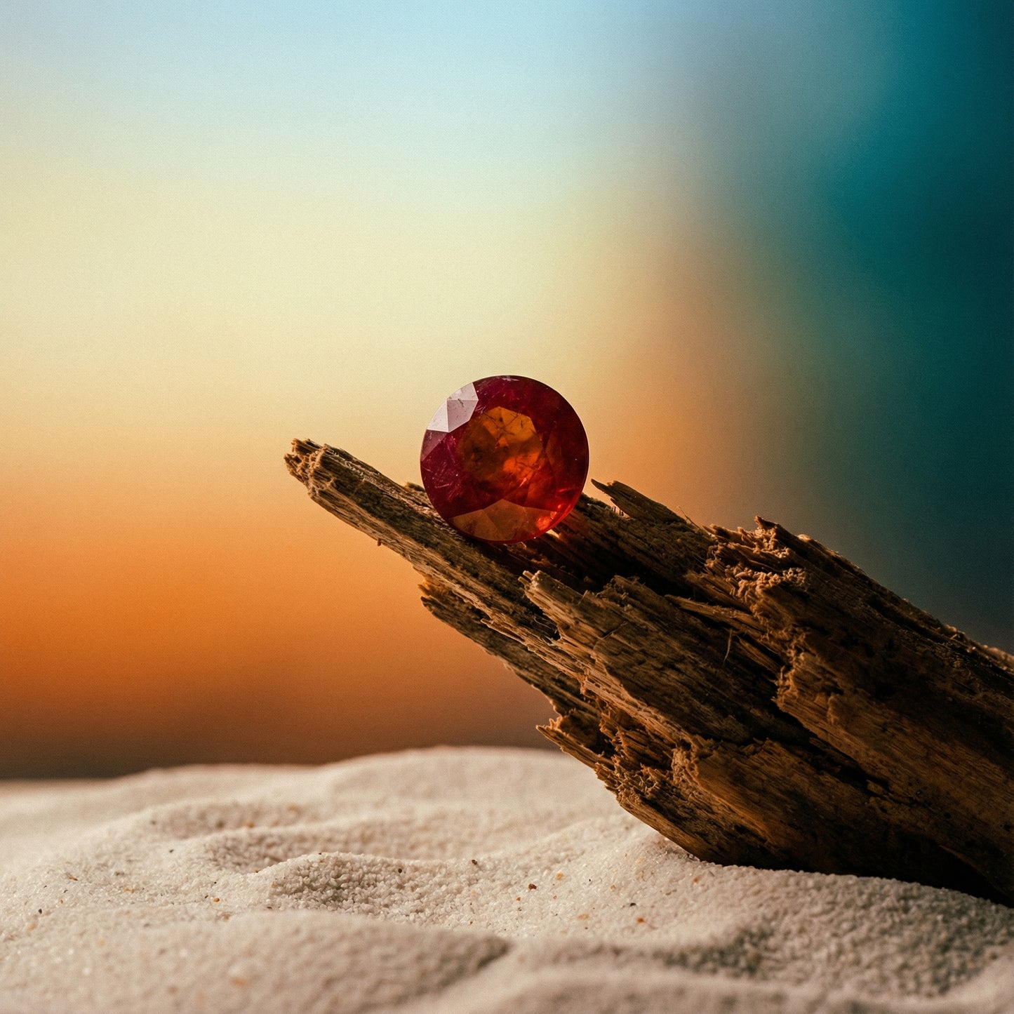 1.53ct Round Red Ruby GIA Certified Madagascar