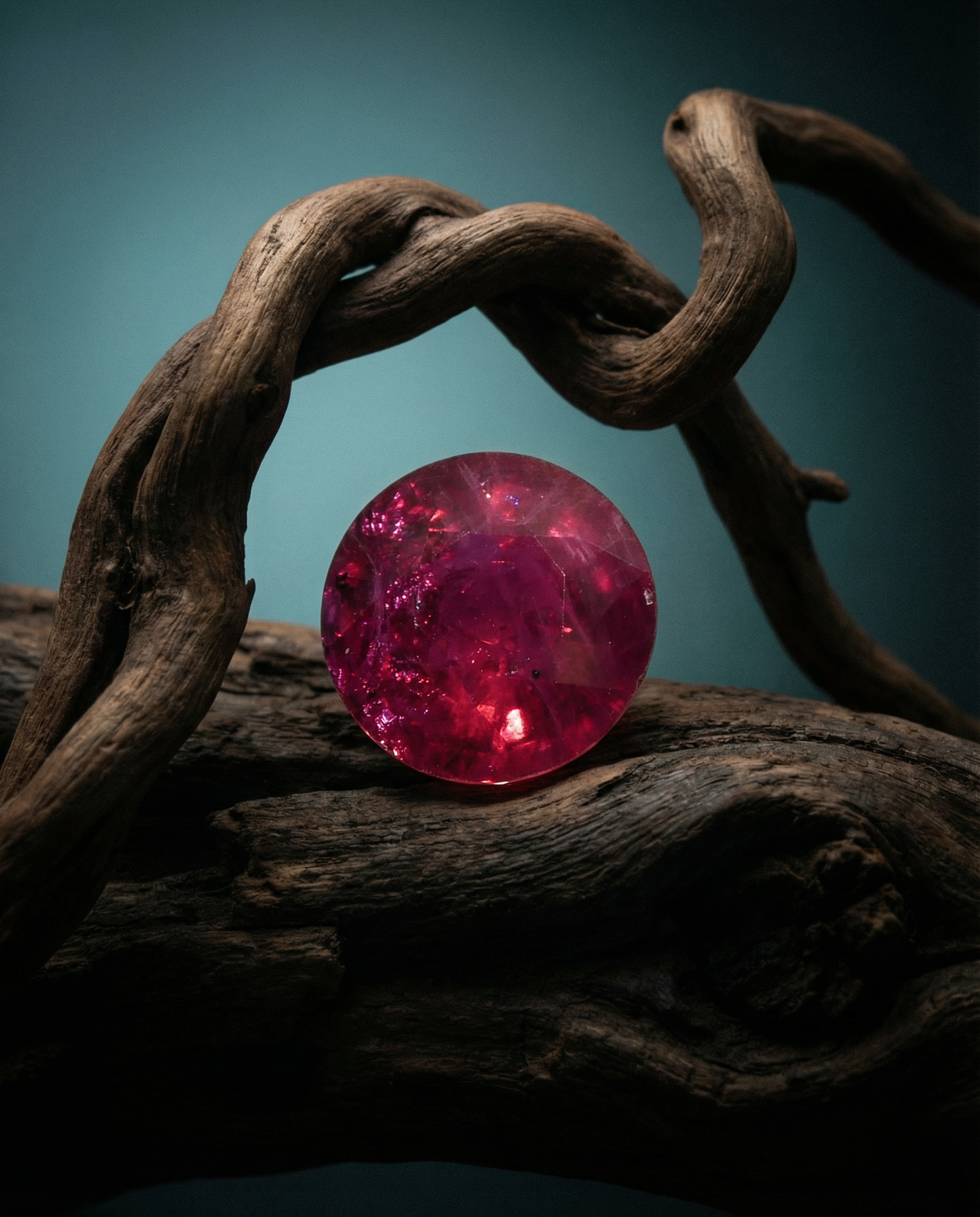 SkyJems 1.06ct Round Red Ruby from Madagascar, GIA certified natural gemstone with vibrant color and precision cut