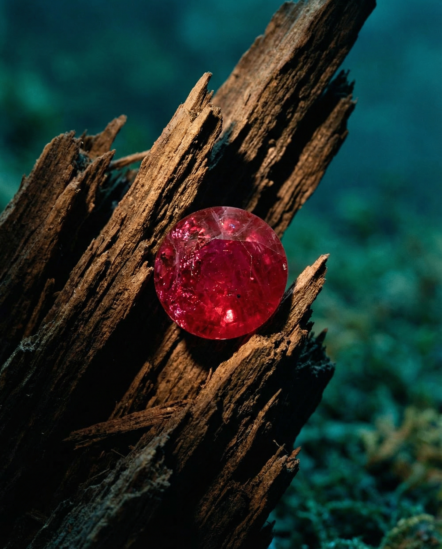 1.06ct Round Red Ruby GIA Certified Madagascar