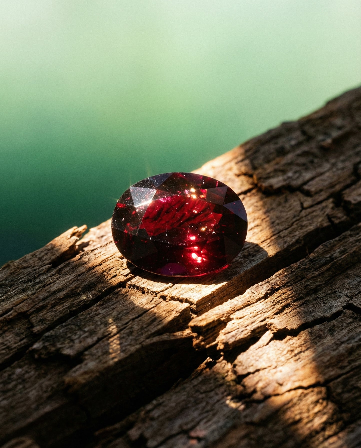 2.22ct Oval Dark Red Ruby GIA Certified Madagascar