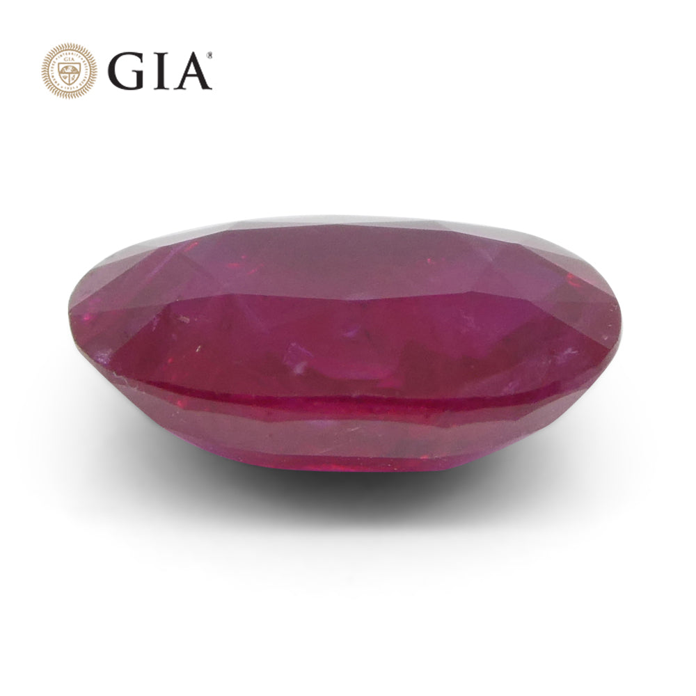 2.04ct Cushion Vivid Red Ruby GIA Certified Mozambique - Skyjems Wholesale Gemstones