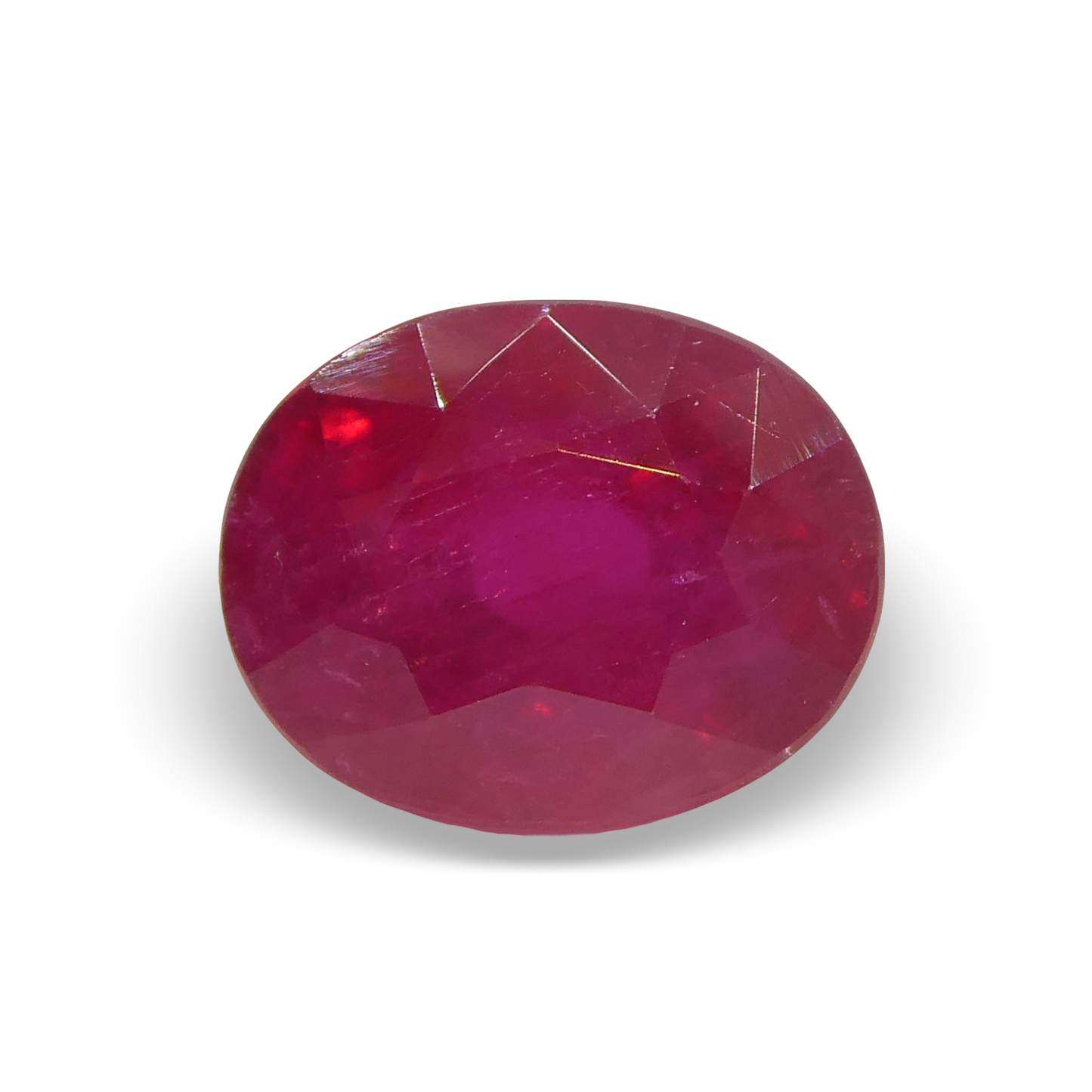 3.36ct Oval Red Ruby GIA Certified Mozambique - Skyjems Wholesale Gemstones