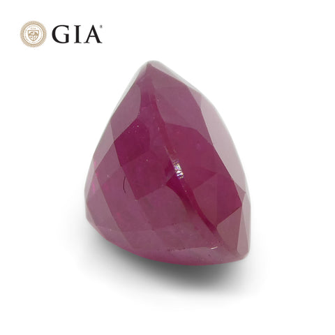 3.36ct Oval Red Ruby GIA Certified Mozambique