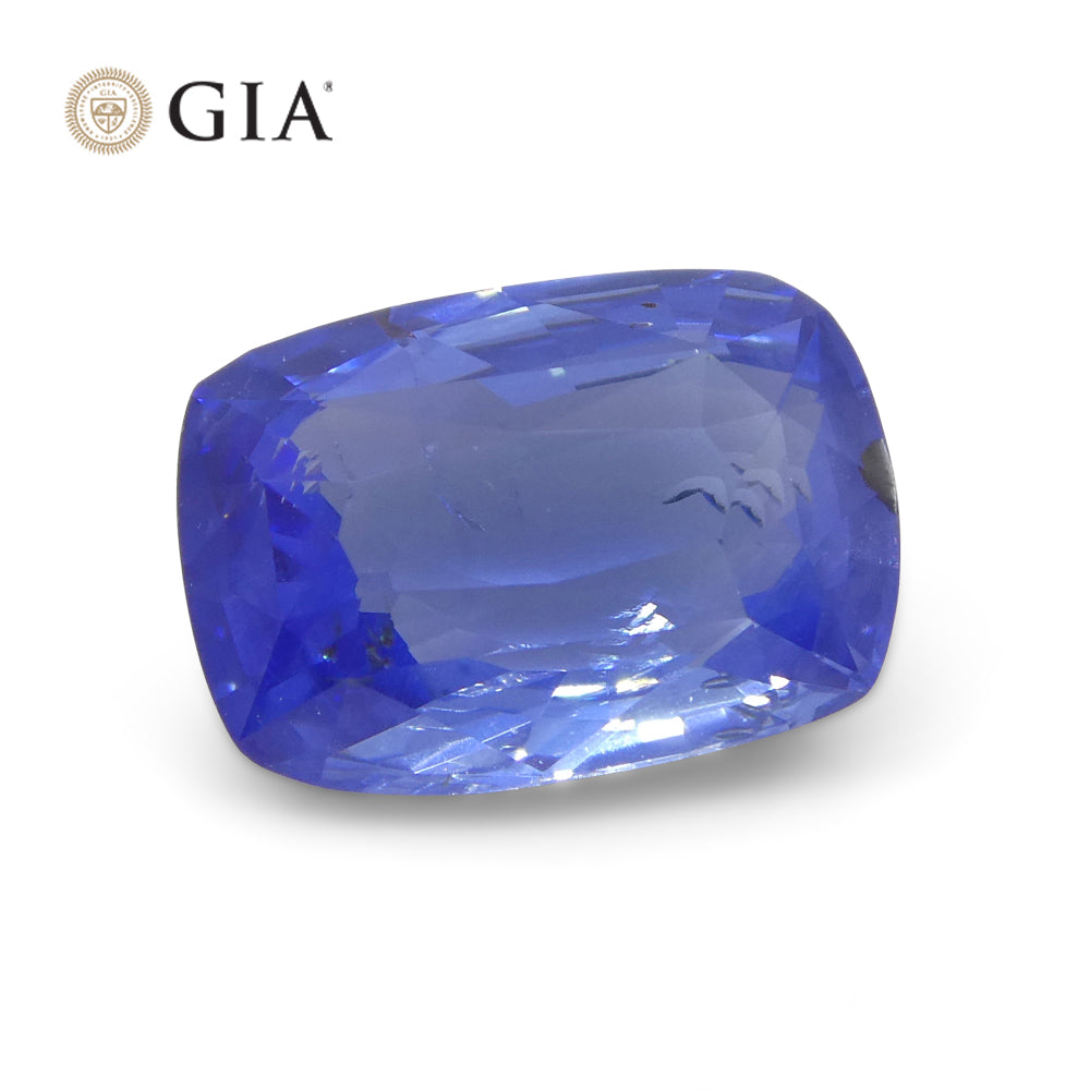 1.97ct Cushion Blue Sapphire GIA Certified Sri Lanka