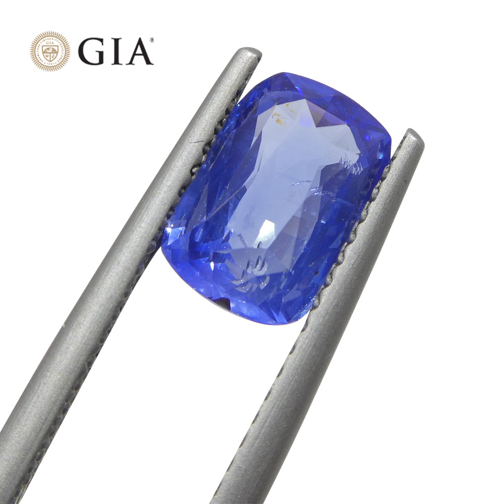 1.97ct Cushion Blue Sapphire GIA Certified Sri Lanka - Skyjems Wholesale Gemstones