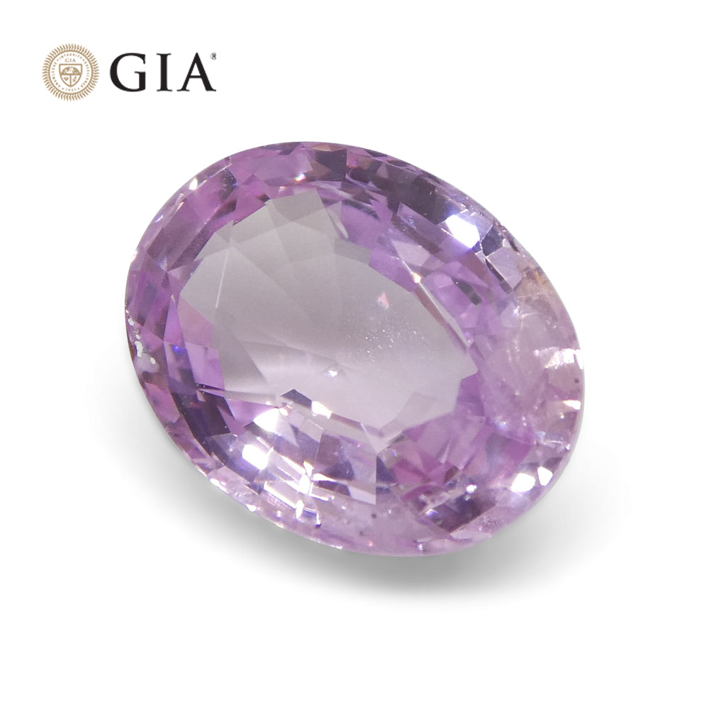 1.87ct Pastel Pink Sapphire Oval GIA Certified Sri Lanka - Skyjems Wholesale Gemstones