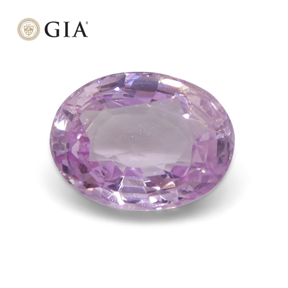 1.87ct Pastel Pink Sapphire Oval GIA Certified Sri Lanka - Skyjems Wholesale Gemstones