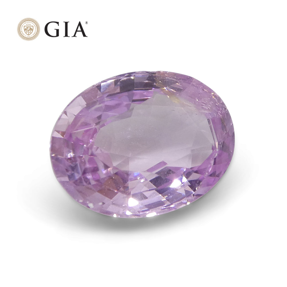 1.87ct Pastel Pink Sapphire Oval GIA Certified Sri Lanka - Skyjems Wholesale Gemstones