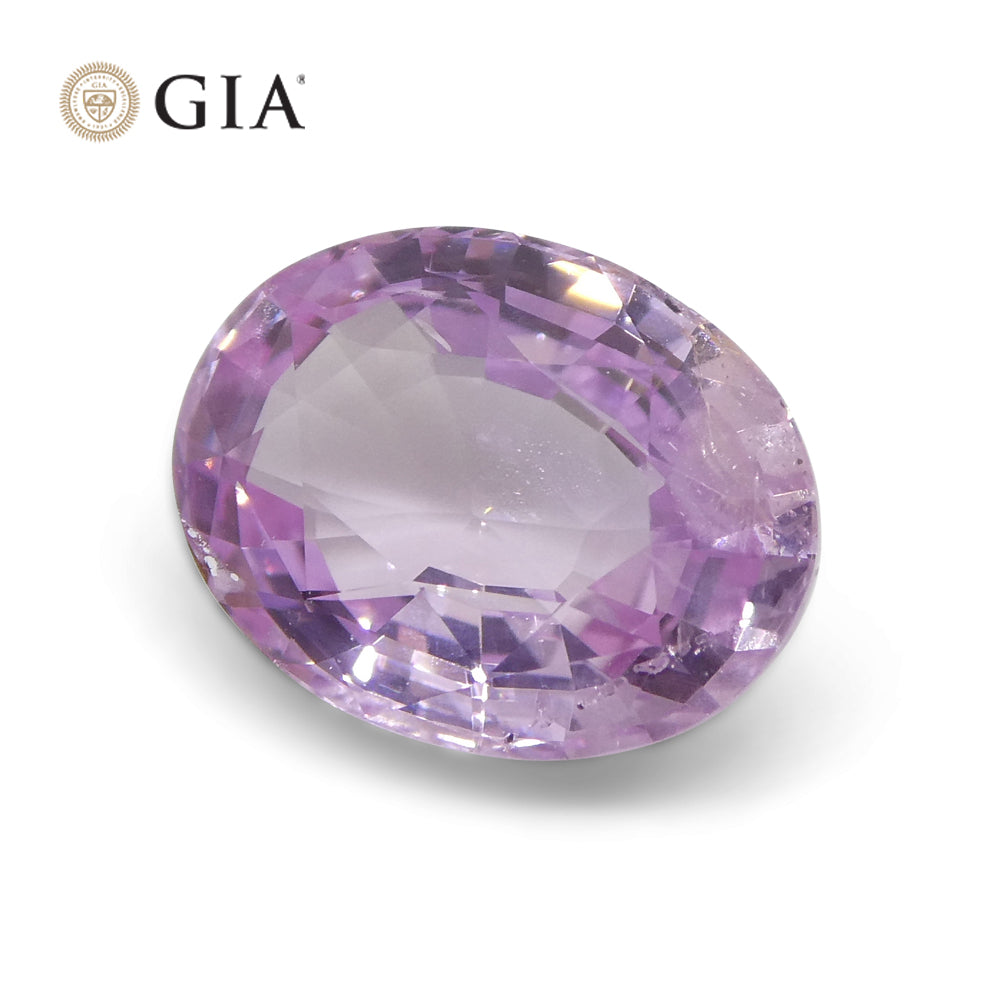 1.87ct Pastel Pink Sapphire Oval GIA Certified Sri Lanka - Skyjems Wholesale Gemstones