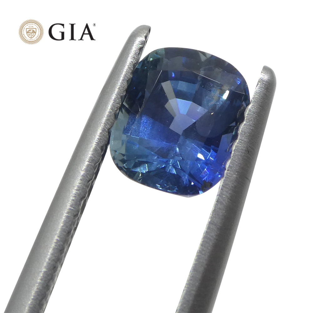 1.69ct Blue Sapphire Cushion GIA Certified Unheated - Skyjems Wholesale Gemstones