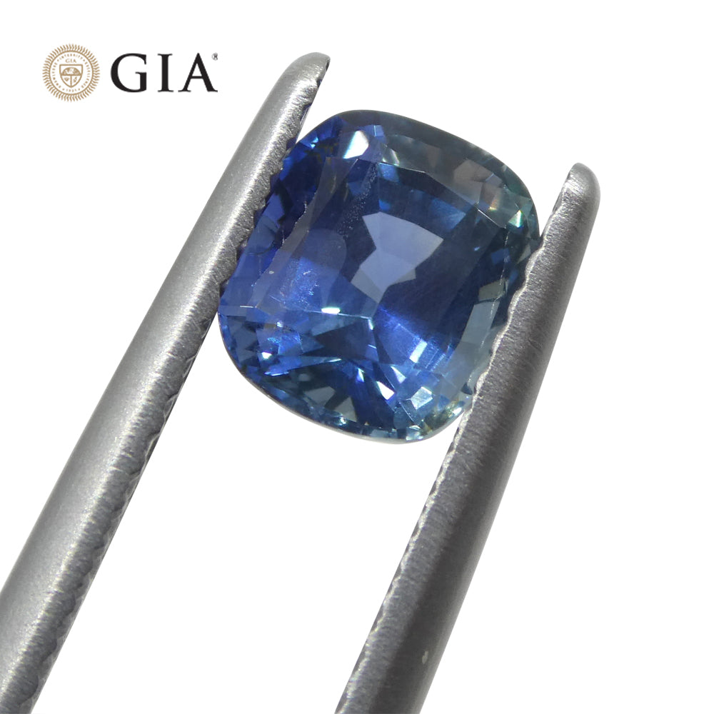 1.69ct Blue Sapphire Cushion GIA Certified Unheated - Skyjems Wholesale Gemstones