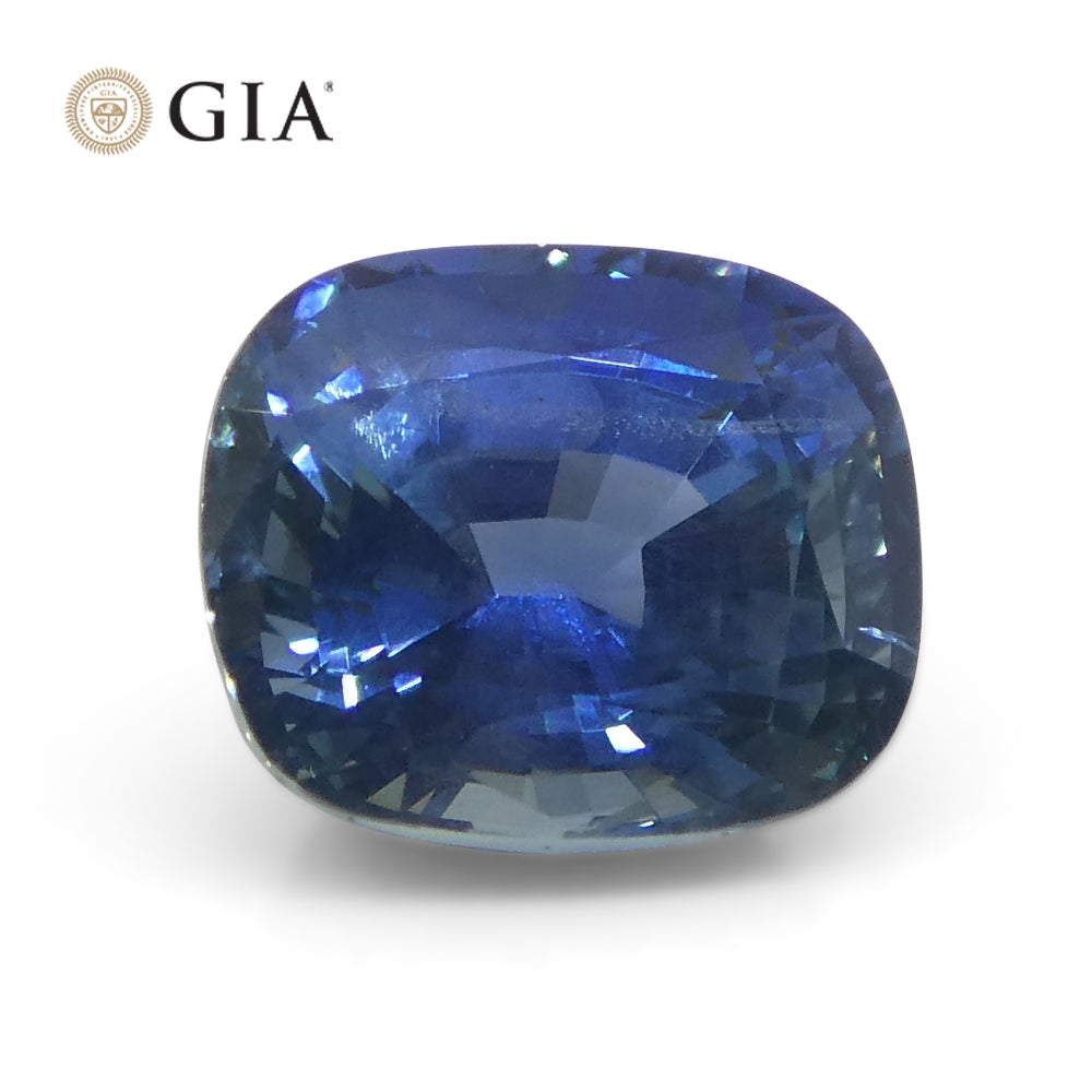 1.69ct Blue Sapphire Cushion GIA Certified Unheated - Skyjems Wholesale Gemstones