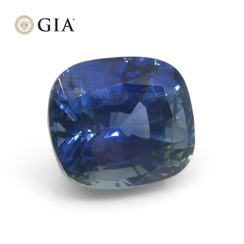 1.69ct Blue Sapphire Cushion GIA Certified Unheated