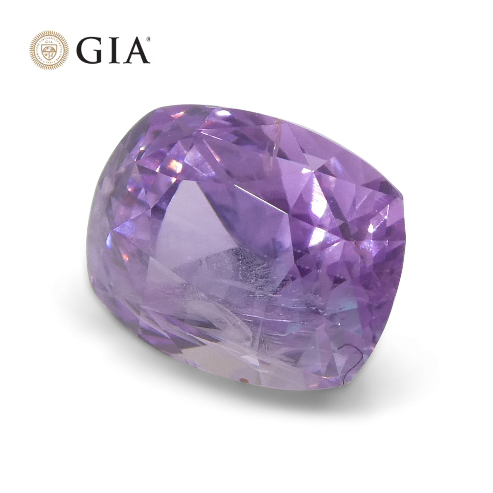 1.95ct Purplish Pink Sapphire Cushion GIA Certified Unheated, Sri Lanka - Skyjems Wholesale Gemstones