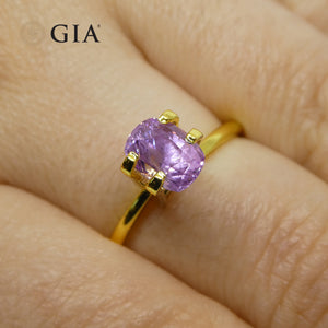 1.95ct Purplish Pink Sapphire Cushion GIA Certified Unheated, Sri Lanka - Skyjems Wholesale Gemstones