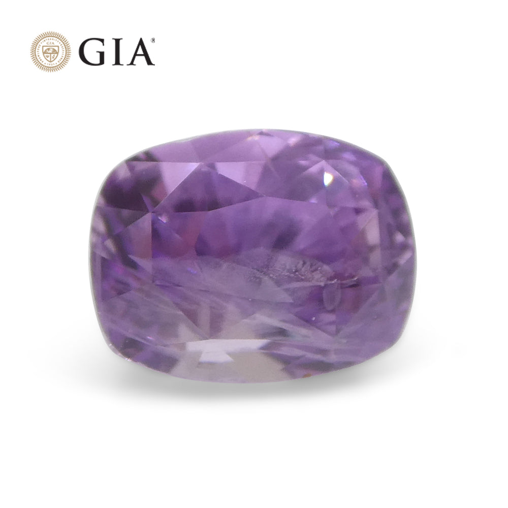 1.95ct Purplish Pink Sapphire Cushion GIA Certified Unheated, Sri Lanka - Skyjems Wholesale Gemstones